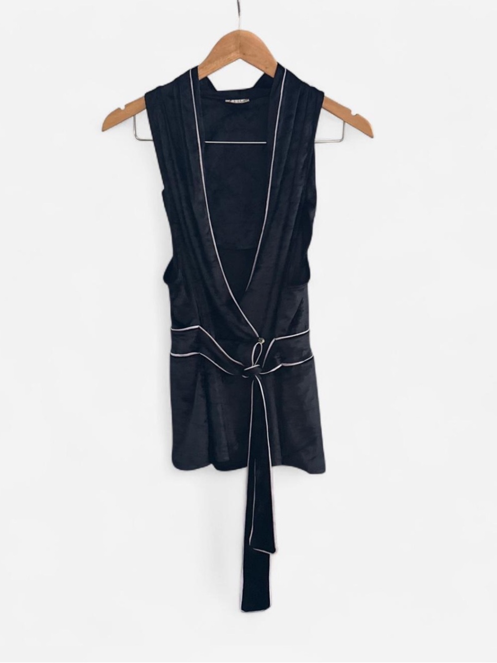 Free People intimately black top size S gothic grunge dark romantic witchy